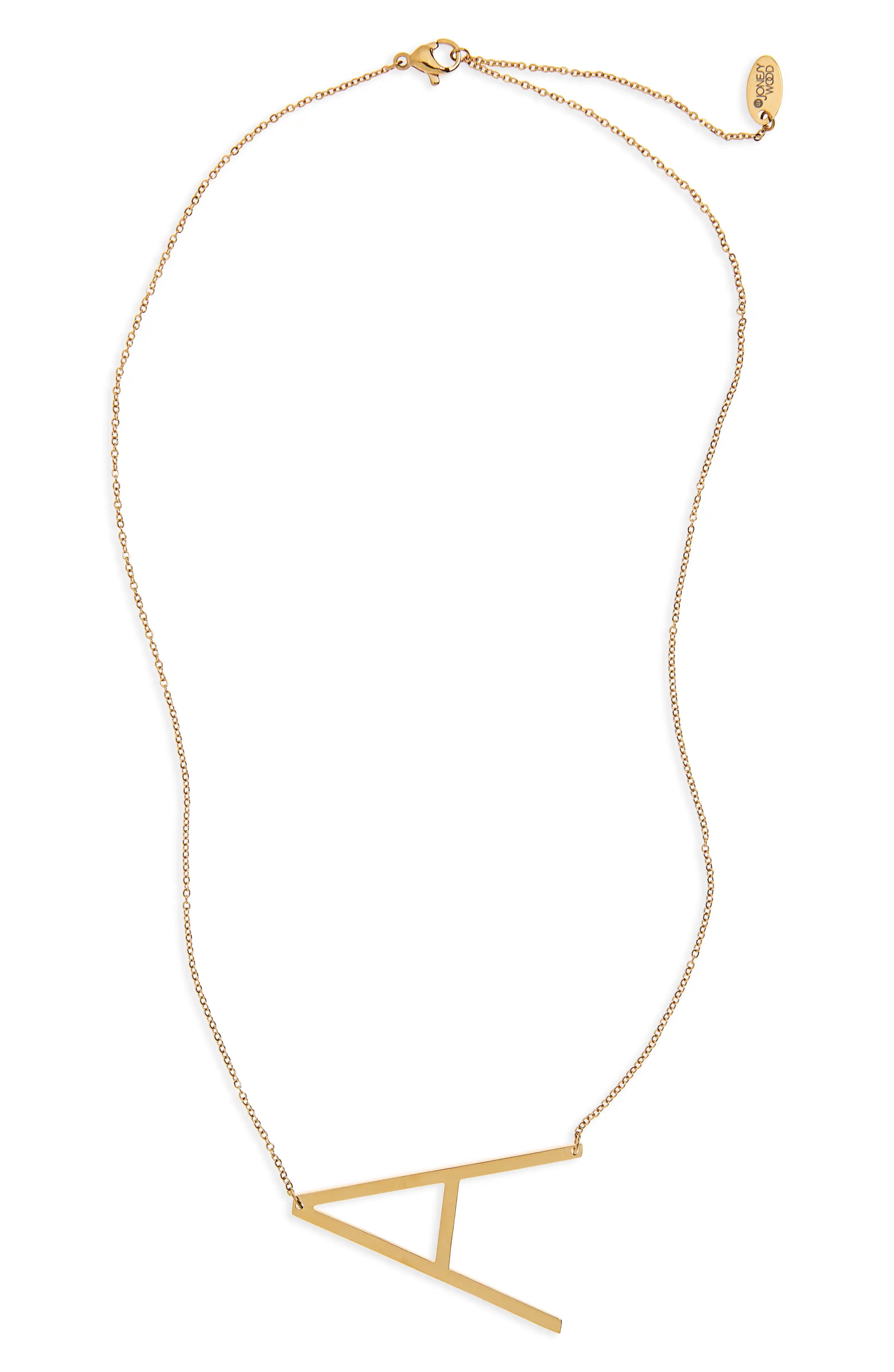 Jonesy Wood Large Initial Necklace | Nordstrom | Nordstrom