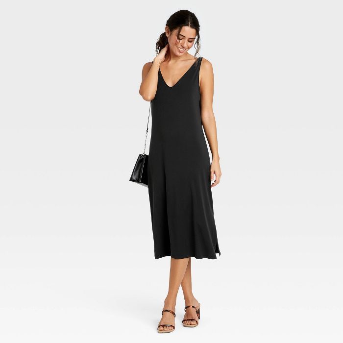 Women's Slim Fit Sleeveless Knit Dress - A New Day™ | Target