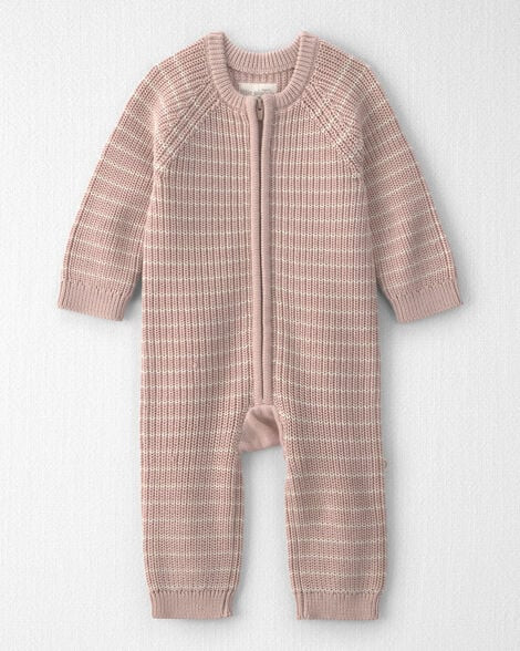 Baby Girl Organic Cotton Sweater Knit Jumpsuit - Little Planet | Carter's | Carter's Inc