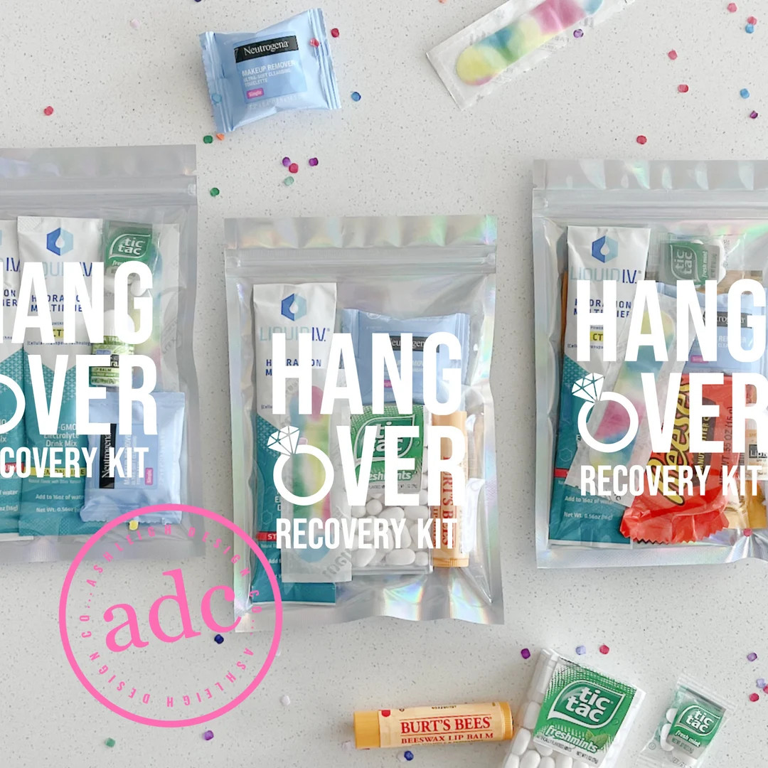 The Original Hangover Kit || Hangover Recovery Kit || Hangover Glam Kit || Bachelorette Party Fav... | Etsy (US)