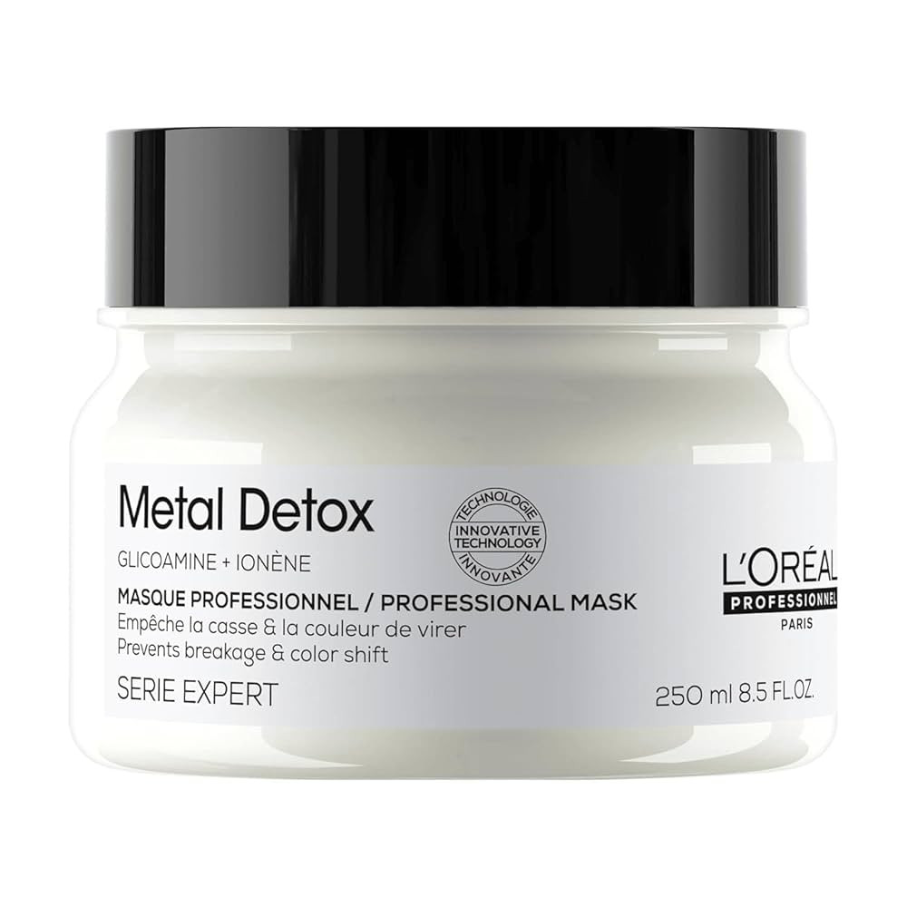 L'Oréal Professionnel Metal Detox Hair Mask for Color Treated, Dry, Damaged Hair, Anti-Metal, Se... | Amazon (CA)