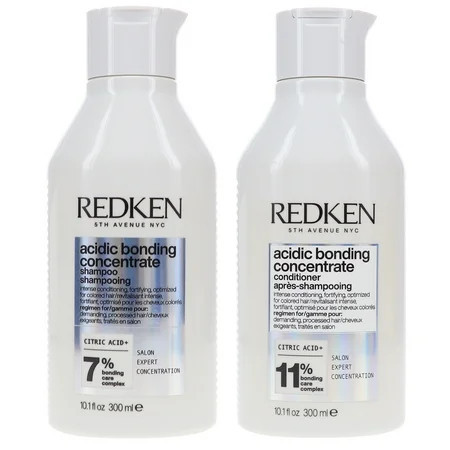 Redken Acidic Bonding Concentrate Shampoo 10 oz & Acidic Bonding Concentrate Conditioner 10 oz Combo Pack | Walmart (US)