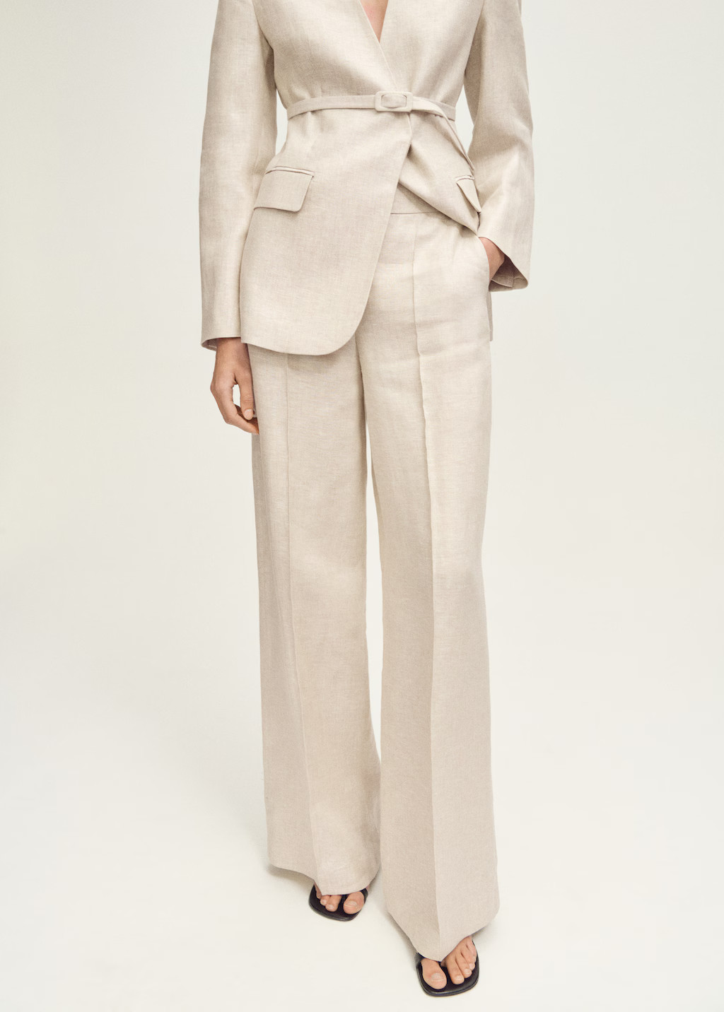 Linen suit trousers - Women | MANGO USA | Mango (US/MX/AU)