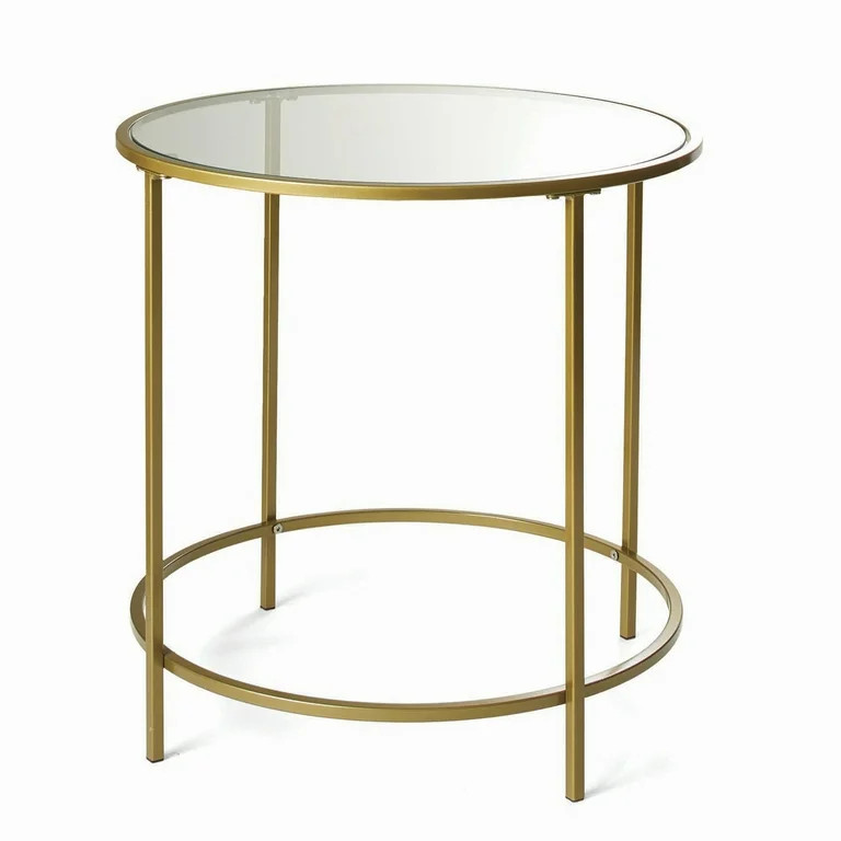 Better Homes & Gardens Nola Side Table, Gold Finish | Walmart (US)