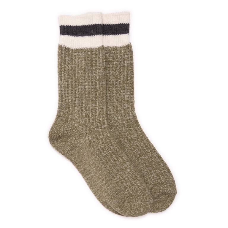 Muk Luks Women's Microfiber Crew Boot Sock | Walmart (US)