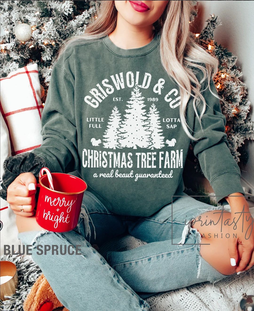 Comfort Colors® Vintage Griswold Christmas Sweatshirt, Christmas Sweater, Christmas,Griswold's S... | Etsy (US)