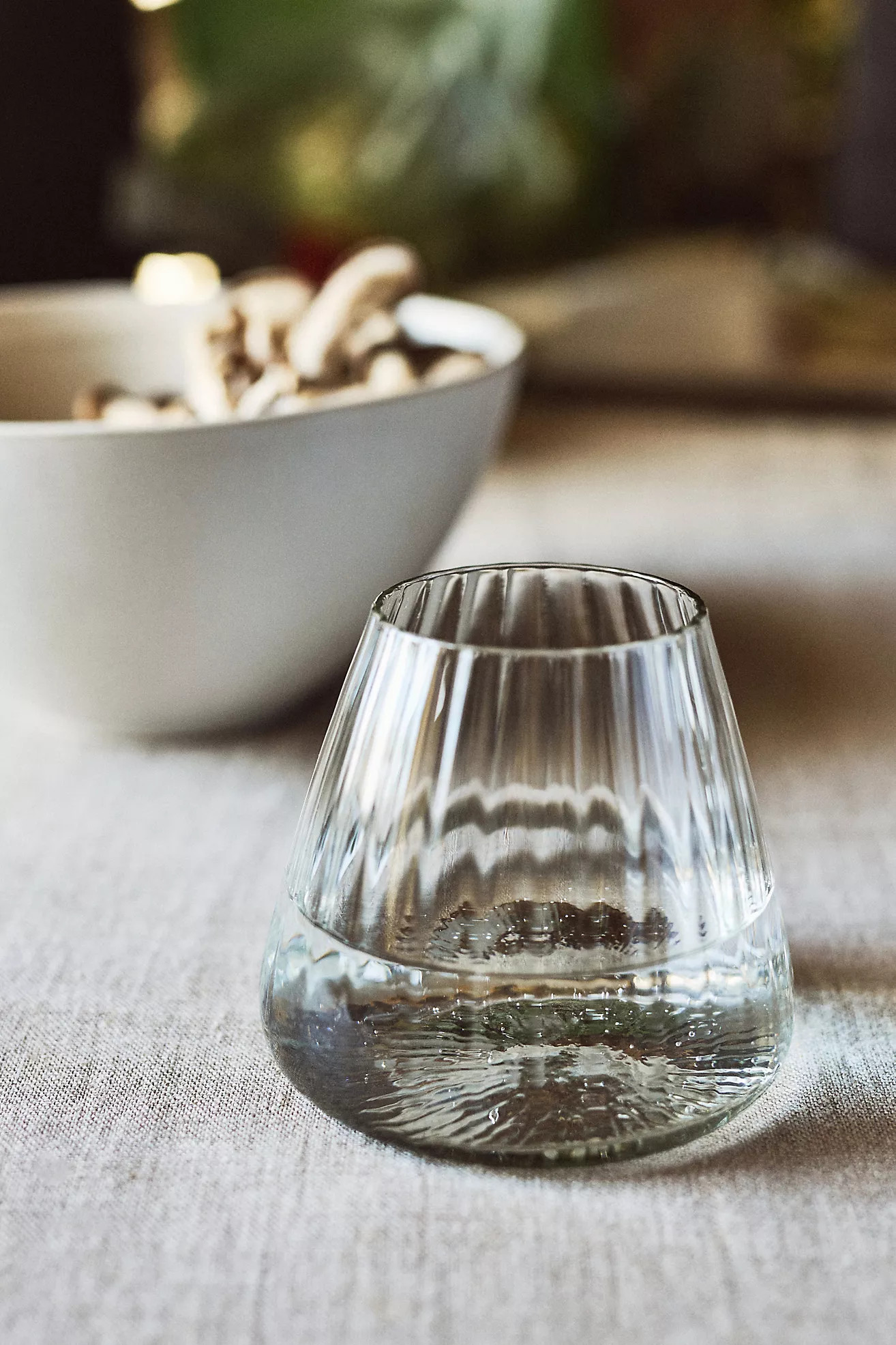 Optic Glass Wine Glass | Anthropologie (US)