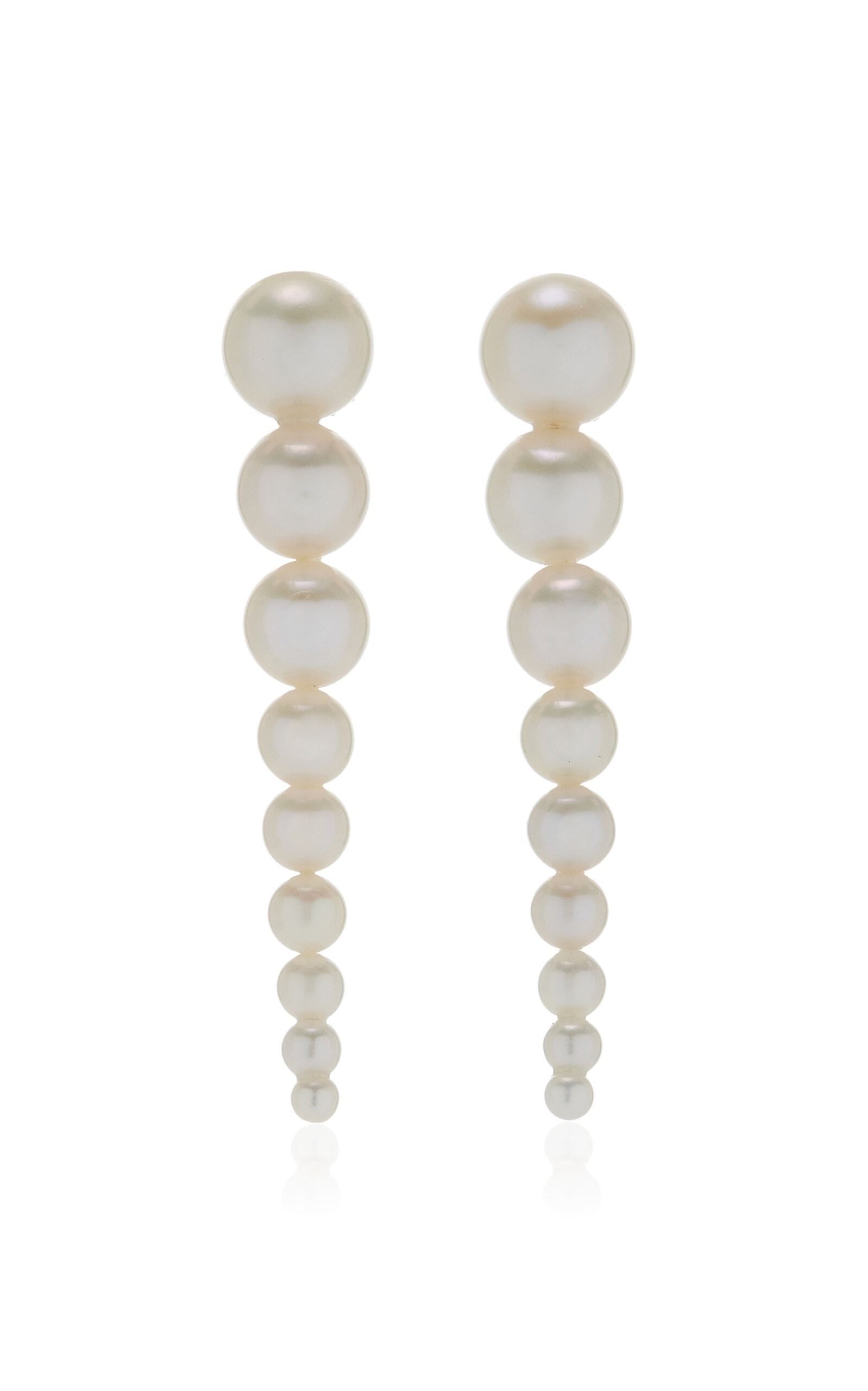 Sienna 14K Gold And Pearl Earrings | Moda Operandi (Global)