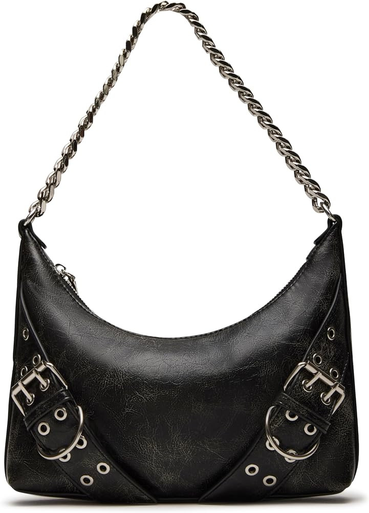 Steve Madden Graya-d Distressed Roller Buckle Shoulder Bag | Amazon (US)