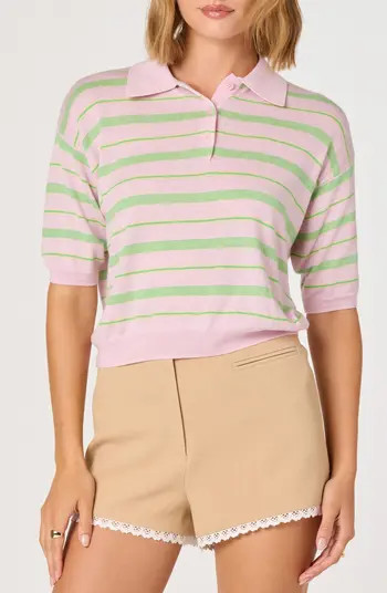 Scottie Stripe Knit Polo | Nordstrom