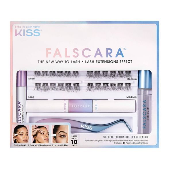 Kiss Falscara False Eyelash Starter Kit | Target