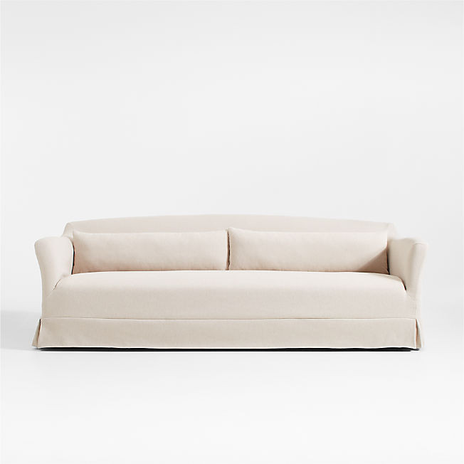 Crawford Apartment Slipcovered Sofa by Jake Arnold + Reviews | Crate & Barrel | Crate & Barrel