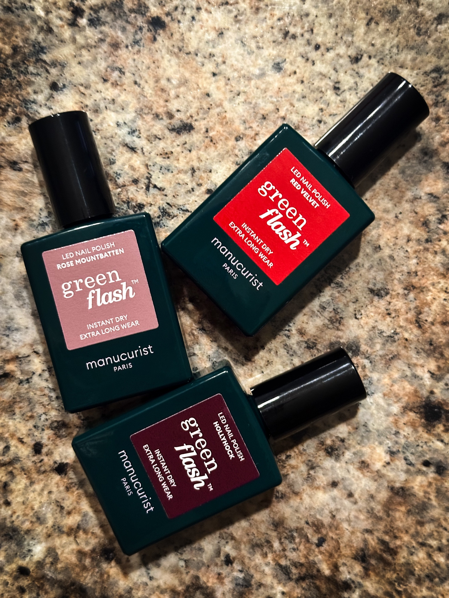 💅🏼The “green flash” LED (and THEY OFFER non LED called “green” ) polish that has taken over my nail polish drawer..  new shades added to the group.. ✔️ 

#LTKbeauty #LTKHoliday #LTKGiftGuide