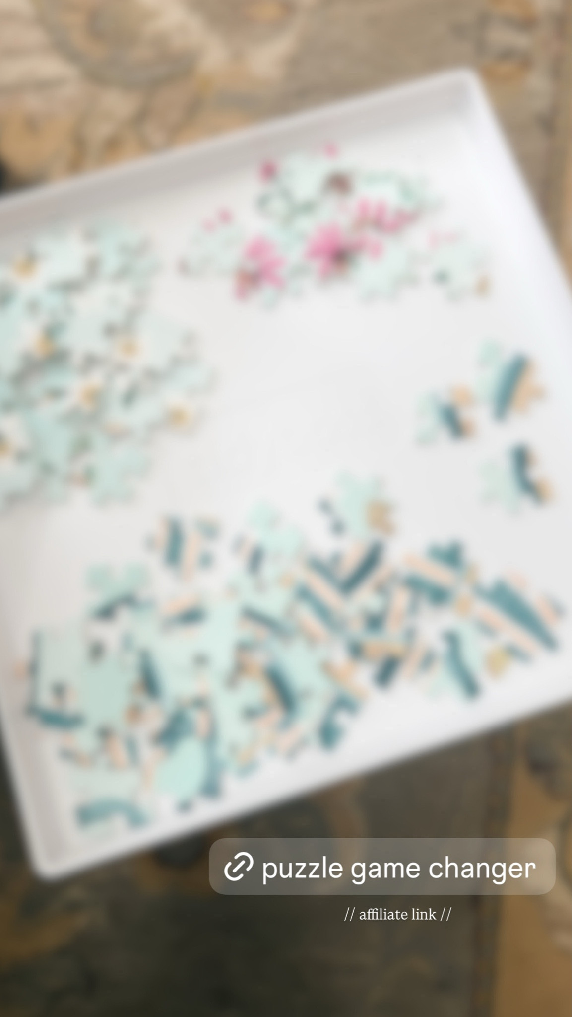 If you love doing jigsaw puzzles but don’t have a lot of room, these puzzle sorting trays are a game changer. They help organize pieces by color or section and keep everything contained in small spaces. Perfect for apartment living or small homes, and such a practical puzzle accessory for staying organized while you build.

#LTKdayinmylife #LTKHome