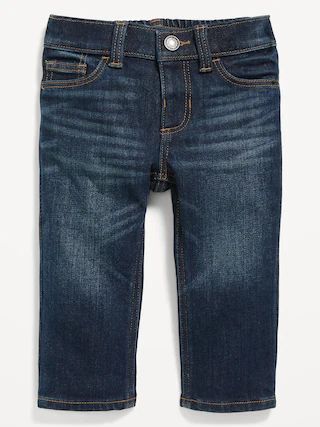 Unisex Straight Soft-Brushed Lined Jeans for Baby | Old Navy (US)
