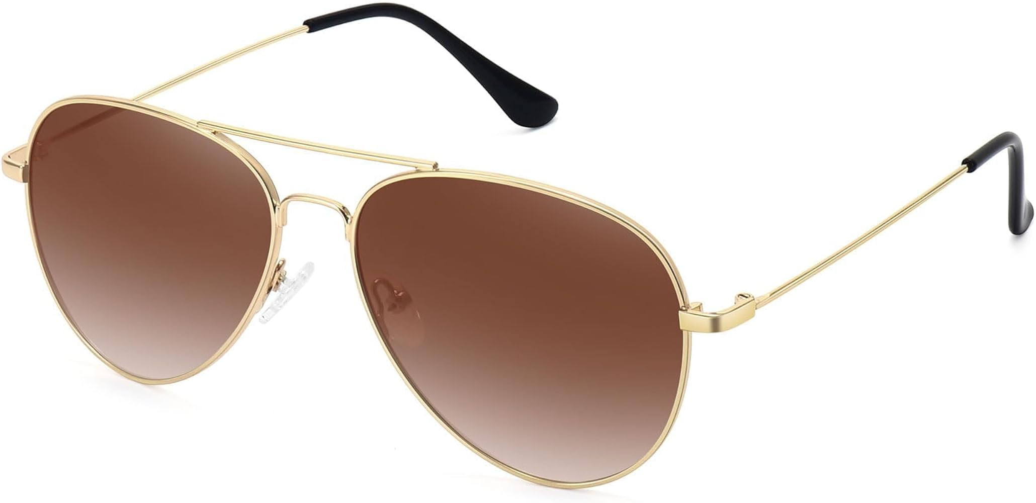 WOWSUN Classic Polarized Aviator Sunglasses for Women Men | Amazon (US)
