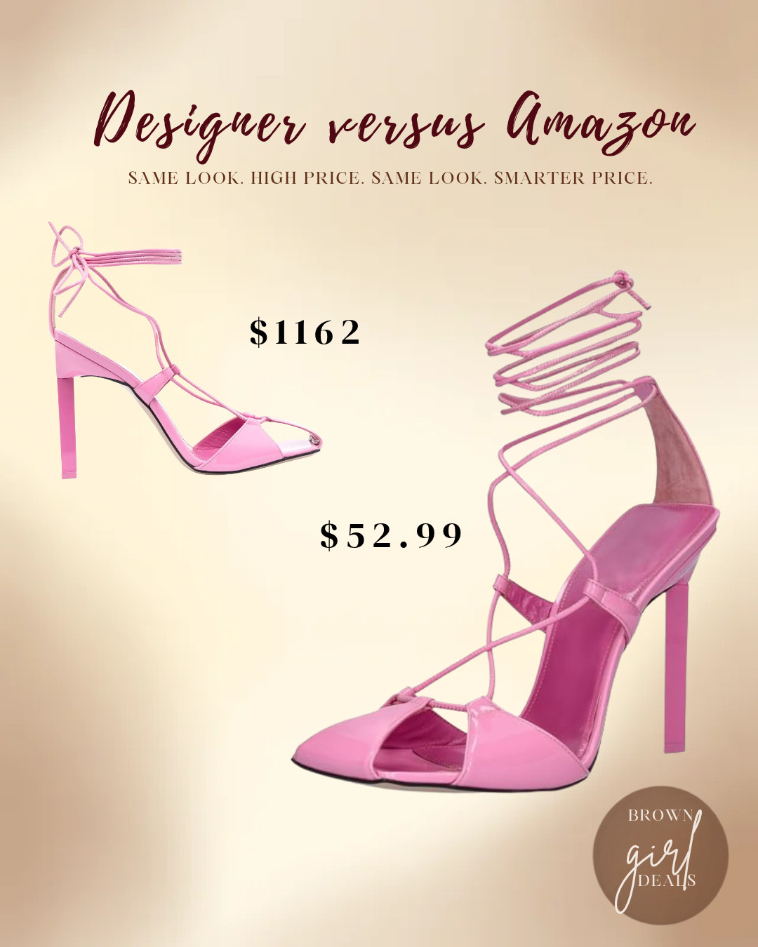 👠🤎 LUXURY LOOKS, SMARTER PRICES! ✨

Why spend hundreds on designer-inspired shoes when you can find stylish alternatives for less? 👀🛍️

From elegant heels and chic sandals to classic pumps and statement shoes, these Amazon finds bring that polished, expensive-looking vibe without the luxury price tag. 😍🤎

Because great style isn't about how much you spend—it's about how you put it all together. ✨

👠 Which pair would you choose? The classy heels, everyday sandals, or bold statement shoes? Tell me in the comments! 👇💕

🛍️ SHOP THE FINDS🤎 

 #BrownGirlDeals #AmazonFinds #AmazonShoes #DesignerInspired #AffordableStyle #ShoeFinds #LuxuryForLess #affiliatelink #ad #LTKootd #LTKBeauty
