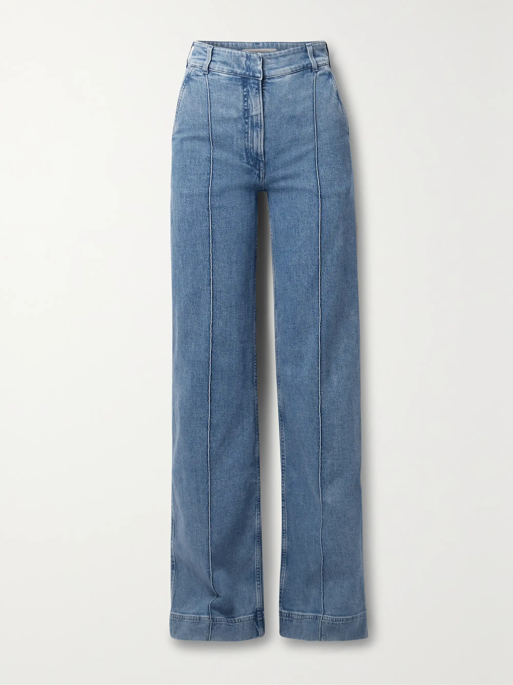 + NET SUSTAIN high-rise straight-leg organic jeans | NET-A-PORTER (US)
