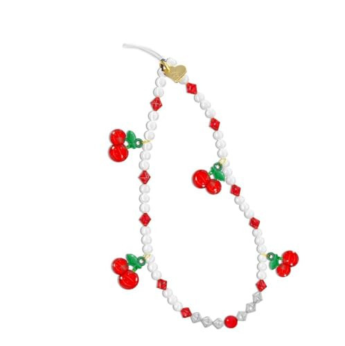 Velvet Caviar Phone Charm Wrist Strap - Cute Beaded Cellphone Wristlet - Lanyard Accessory for Women - Fits all Phone Cases including iPhone 15 Pro Max / 14 Pro Max / 13 Pro Max / 12 (Mon Cheri Cherry) | Amazon (US)