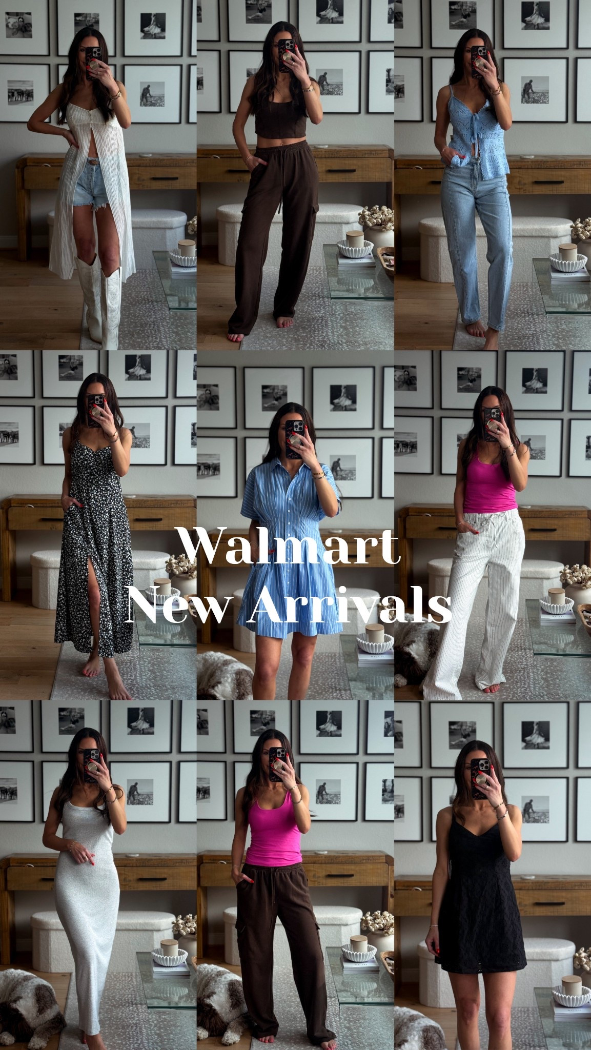 New arrivals from Walmart!
Sizing below:
I’m 5’6 1/2 - 130 - 32C
Gray Dress: small 
Blue dress: XS
Black dress: Small
Floral Black dress: small 
Neon top - small
Barrel jeans - 0
Pink tank - small (exchanged for XS)
Blue crochet top - small (exchanged for XS)
White/blue pants: XS (0-2)
Brown set - small 
White flowy top - small 
#walmart 

#LTKootd #LTKSeasonal #LTKFestival