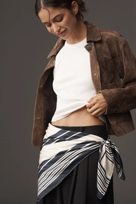 RMN Large Printed Silk Bandana Scarf | Anthropologie (US)