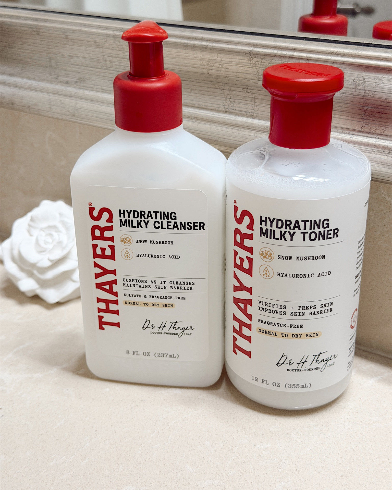 Milky prep and reset duo from @Thayers is available in-store & online at @Target 🥛 #AD #TargetPartner #Target #ThayersPartner