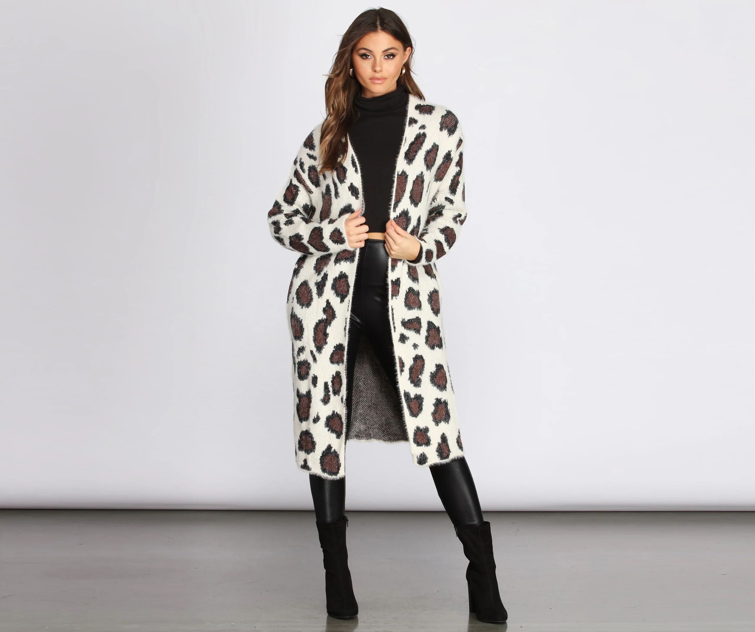 A Long Time Obsession Leopard Cardigan | Windsor Stores