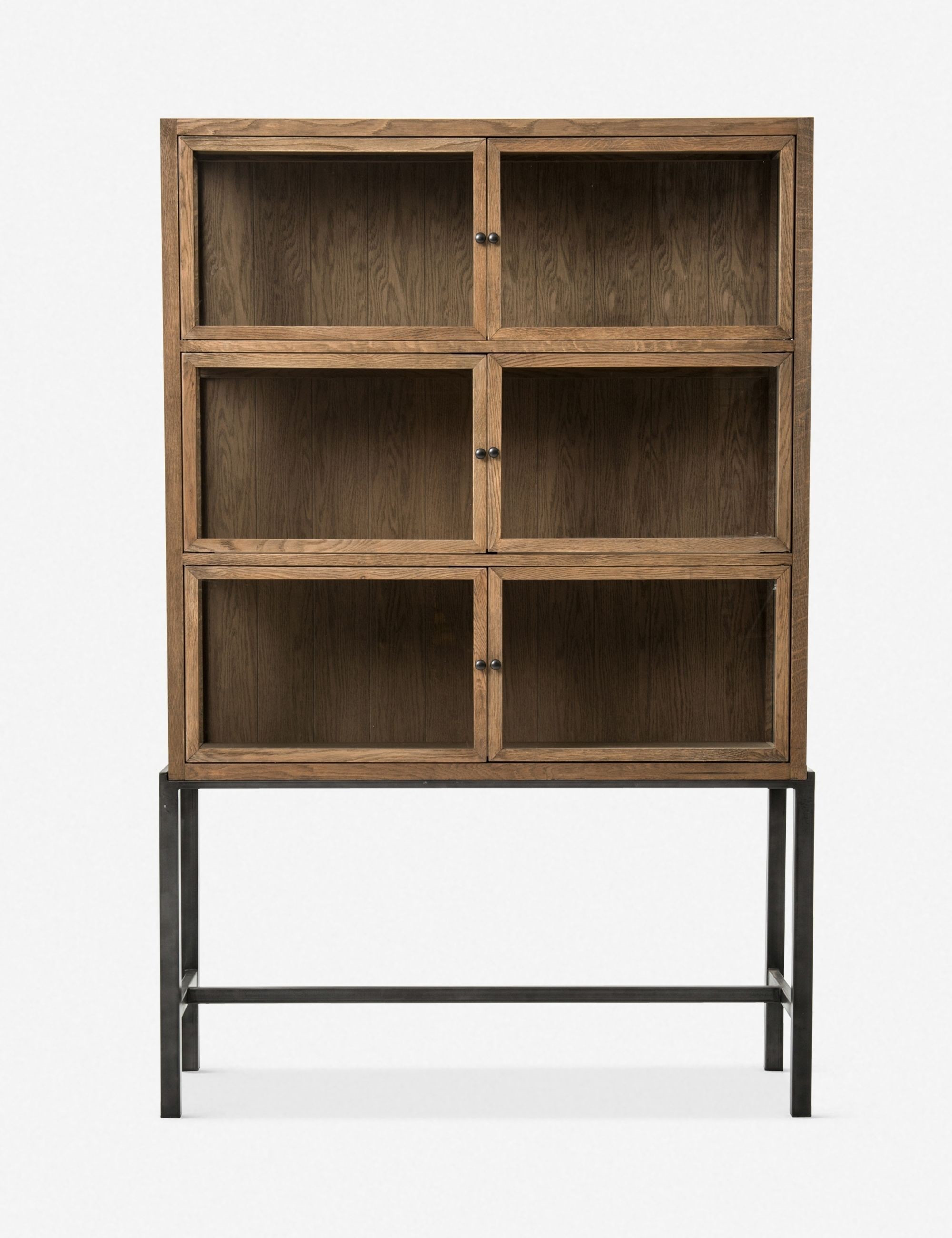 Marisa Curio Cabinet, Oak | Lulu and Georgia 