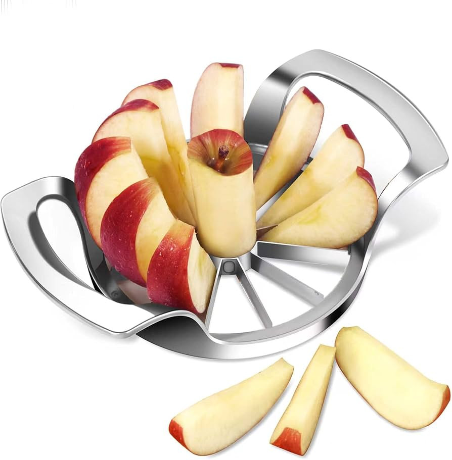 LIIGEMI Apple Slicer,12-Blade Extra Large Apple Corer,Easy to Use, Time-Saving, Heavy Duty Stainl... | Amazon (US)