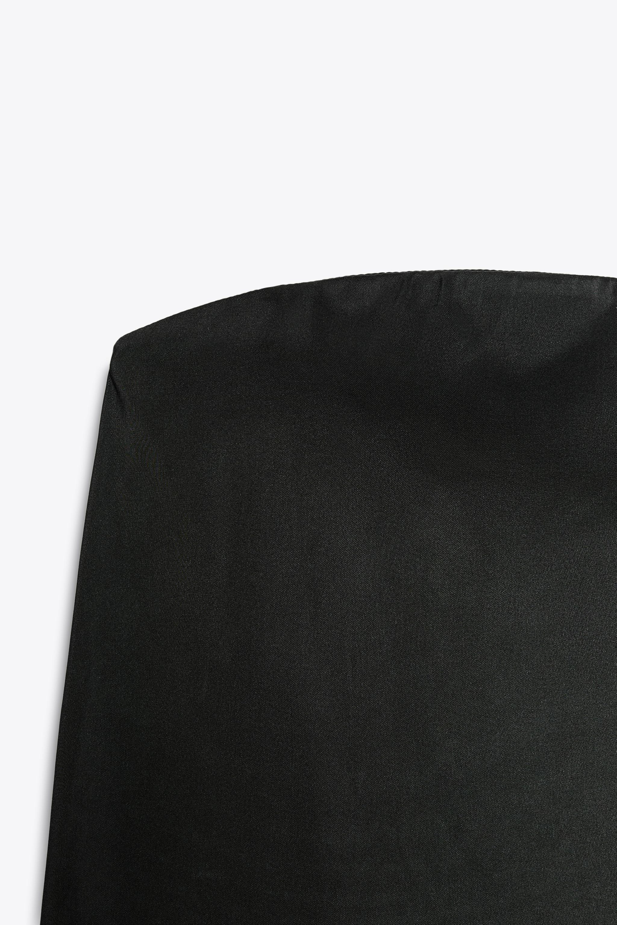 STRAPLESS SATIN EFFECT TOP | Zara US