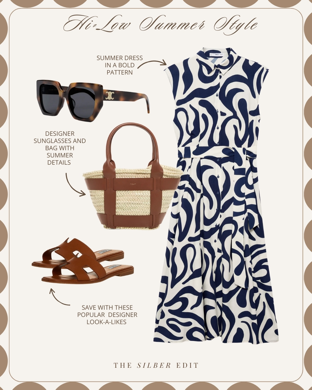 Hi-low summer outfit idea. Splurge on wardrobe staples that will never go out of style and save on the latest trends!

Summer style, elevated casual, summer dress, designer dupes, Stefana Silber 

 #LTKSeasonal #LTKOver40 #LTKStyleTip