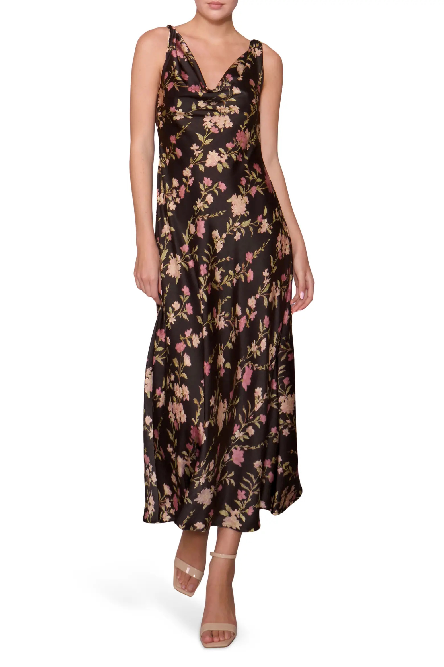 Print Satin Dress (Women) | Nordstrom | Nordstrom