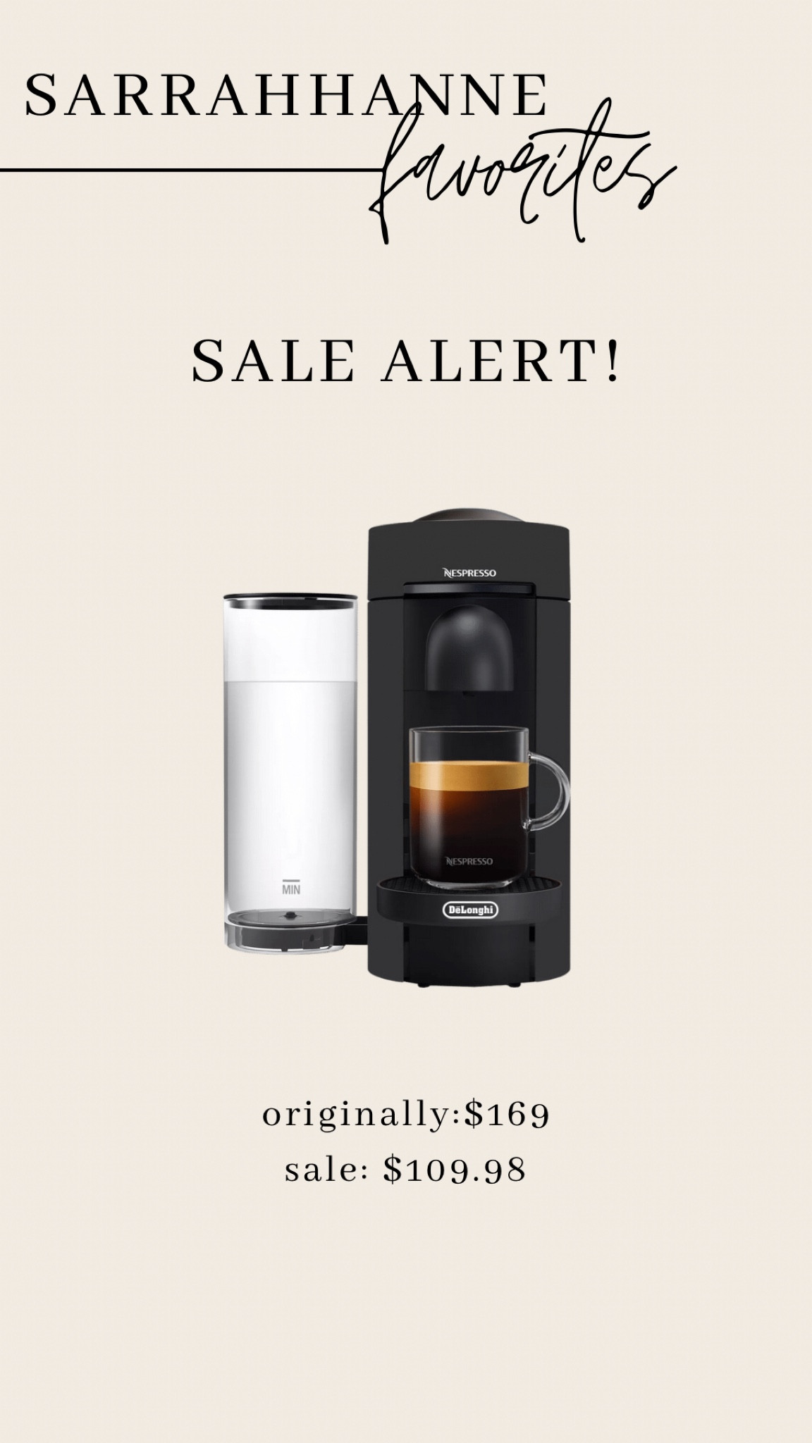 nespresso sale, coffee maker sale, expresso sale, holiday gift guide, christmas gift guide, cyber week sales, coffee machine sale, sale alert.

#LTKHoliday #LTKGiftGuide #LTKsalealert