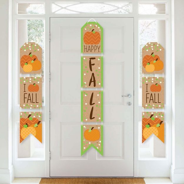 Big Dot of Happiness Pumpkin Patch - Hanging Vertical Paper Door Banners - Fall Halloween Thanksg... | Target