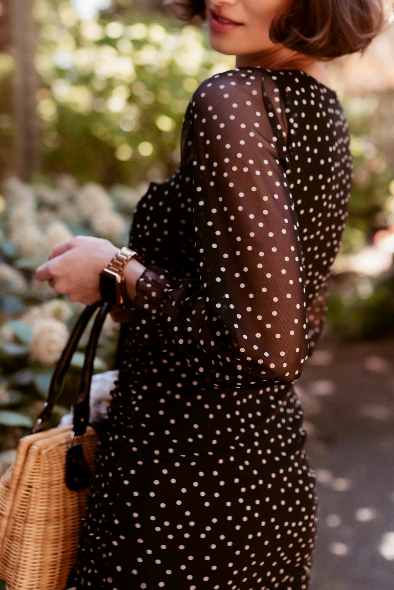 A polka dot dress moment and some new ones on my wishlist. 