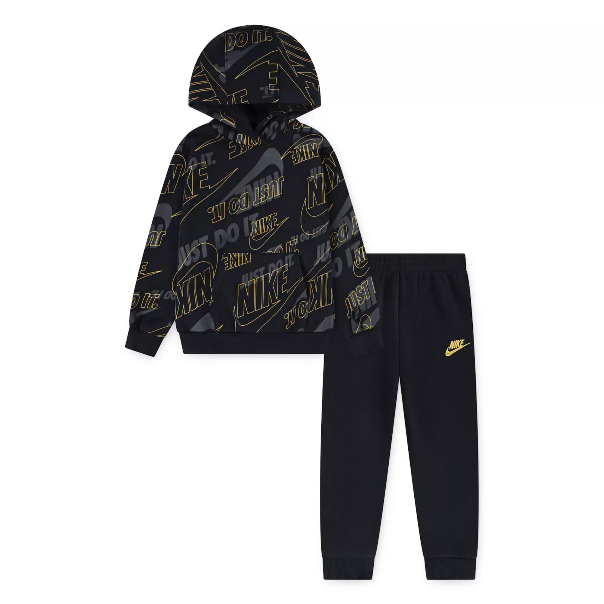 Baby & Toddler Boys Nike All-Over Print Hoodie & Pants 2-Piece Set | Kohl's