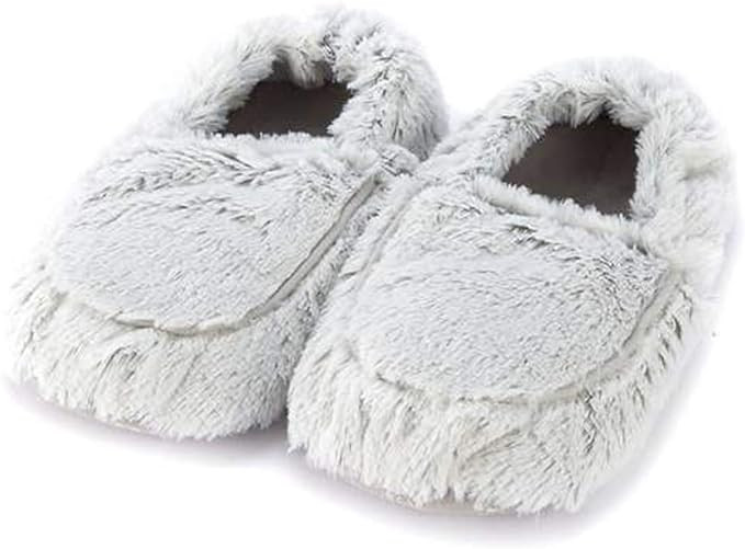 Intelex Women's Warmies Microwaveable Slippers, Gray,Lavender, 6-10 | Amazon (US)