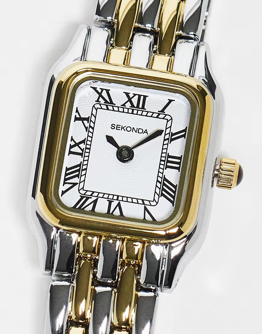 Sekonda - Monica - Orologio a lancette da donna da 20 mm in lega bicolore-Multicolore | ASOS (Global)