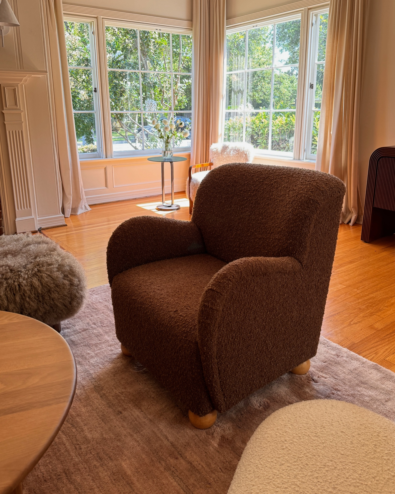 obsessed with these chairs around our coffee table. I have two in the color Brown Boucle 

#LTKHome #LTKFallSale #LTKSaleAlert