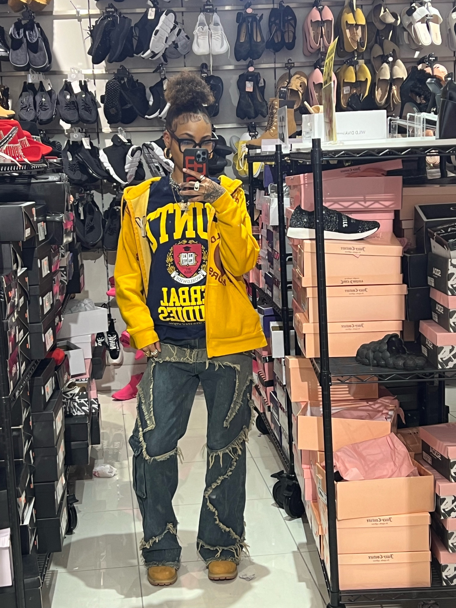 💙💛💙shirt from zumiez / jacket thrifted 💛

#LTKbeauty #LTKSeasonal #LTKstyletip