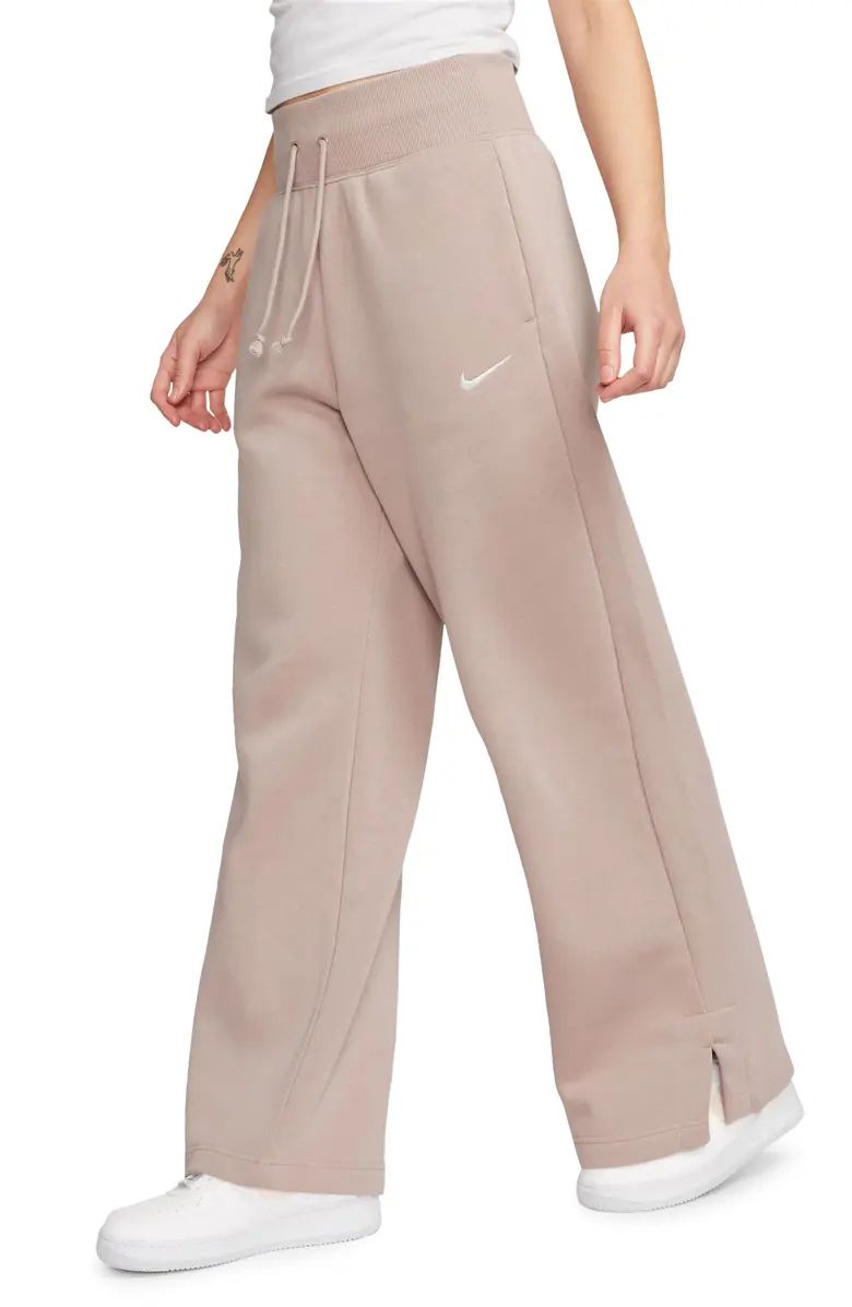 Sportswear Phoenix High Waist Wide Leg Sweatpants | Nordstrom