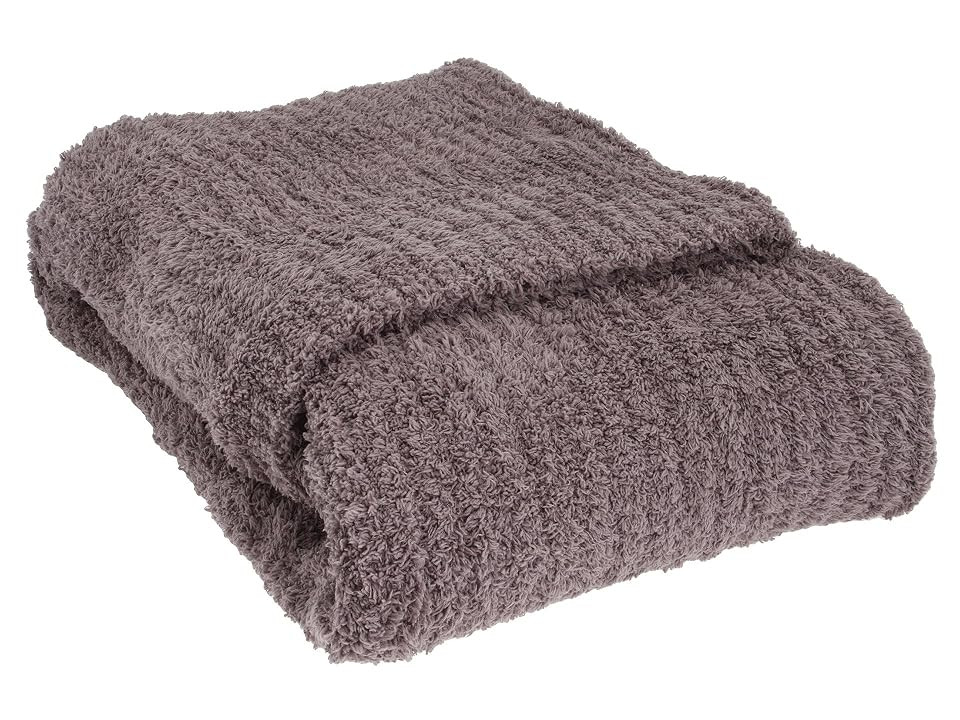 Barefoot Dreams CozyChic(r) Ribbed Throw (Charcoal) Blankets | Zappos