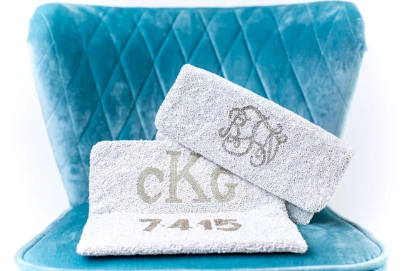 Foldover Custom Beaded Wedding Day Clutch | Etsy (US)