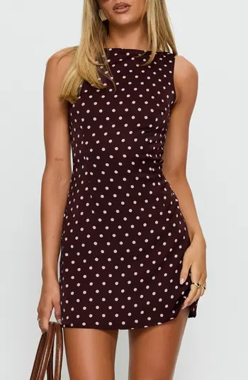 Kherin Polka Dot Skirted Romper | Nordstrom