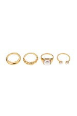 Ultimate Babe 18k Gold Plated Ring Set | Ettika