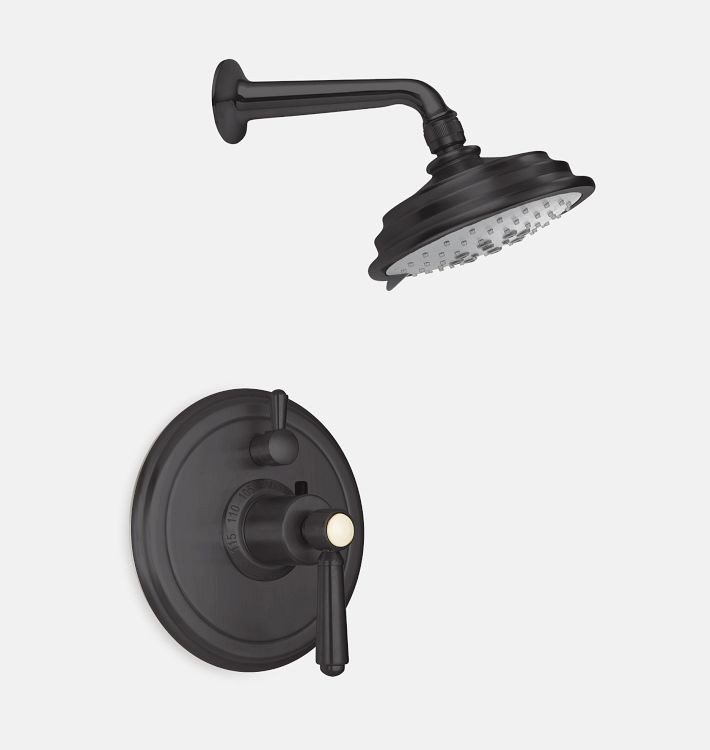 Montecito Lever Handle Thermostatic Shower Set | Rejuvenation