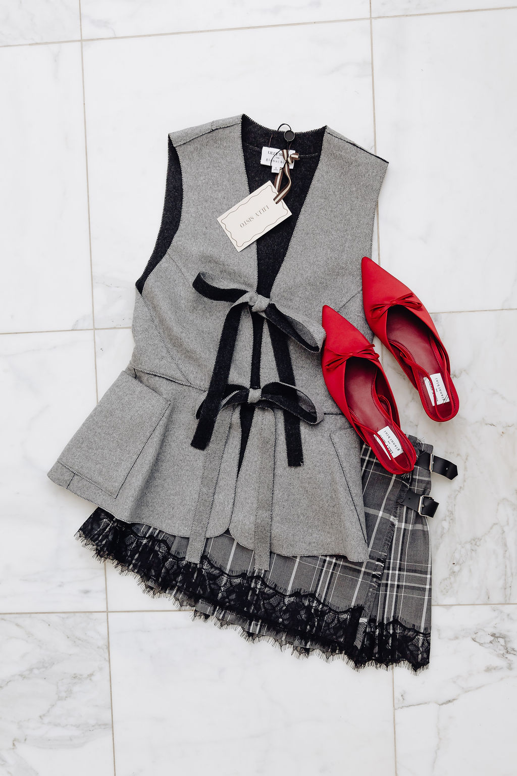 shop holiday attire for less♥️ you won't believe these prices of these chic items! 

+ this gorg vest is reversible to black on the other side all run tts (wear 4 in both vest & skirt) & heels are super comfortable too!  

 + i linked others in the collab & favorites too! 

#LTKGiftGuide #LTKParties #LTKHoliday