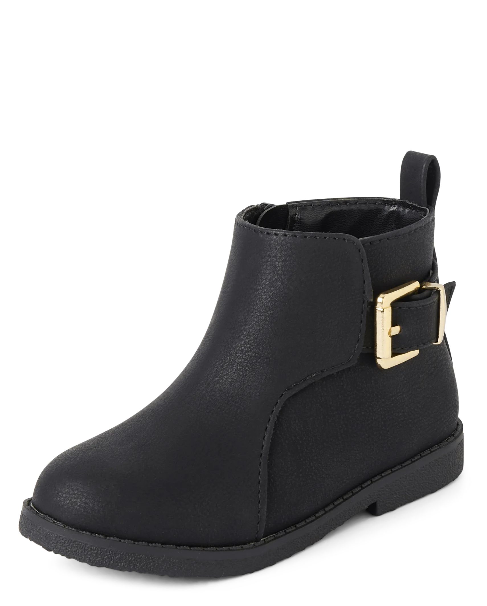 Toddler Girls Buckle Booties - black | The Children's Place