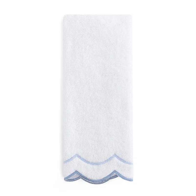 Peri Home Scallop Hand Towel Blue & Reviews | Wayfair | Wayfair North America