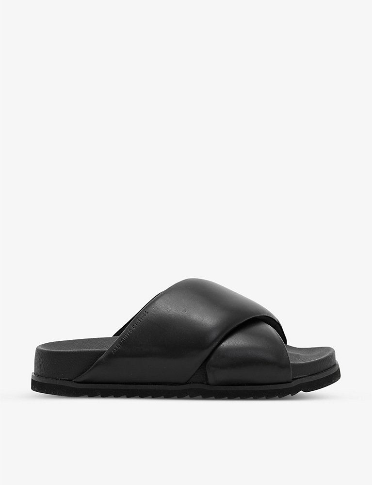 Saki crossover-strap leather sandals | Selfridges